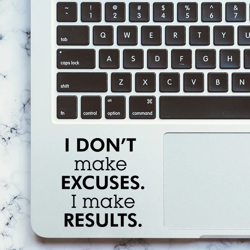 

Executive Force Inspired Quote Laptop Sticker Trackpad Decal for MacBook Pro Air Retina 11 12 13 15 inch Mac Book Touchpad Skin