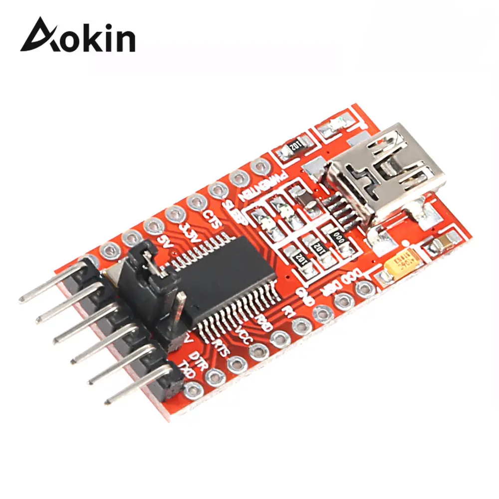 Mini Port 3.3V 5.5V FT232RL FTDI USB to TTL Serial Adapter Module for Arduino | Компьютеры и офис