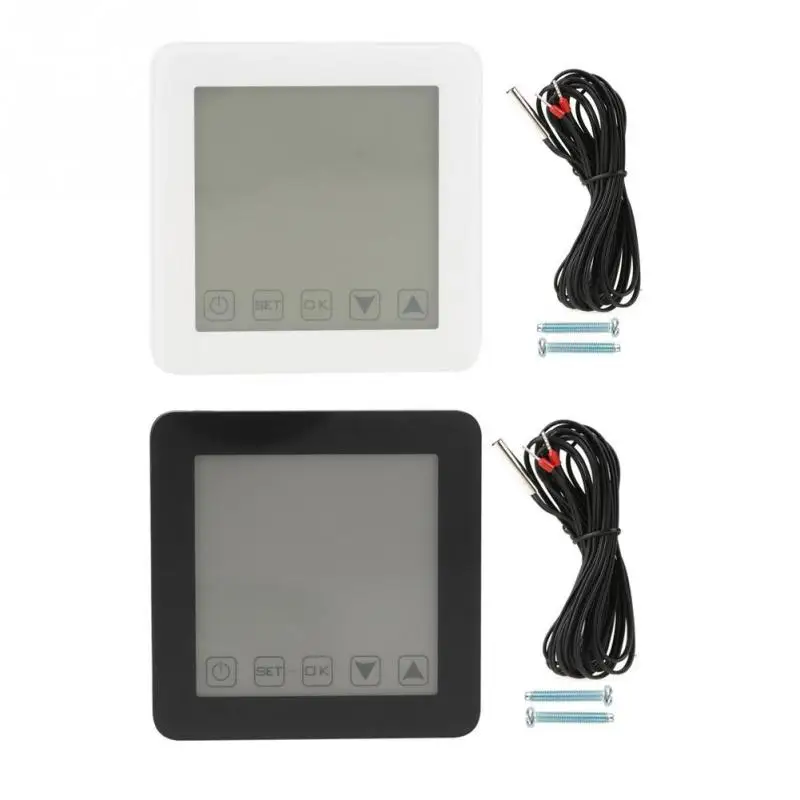 

WiFi temperature controller LCD display with NTC sensor accurate digital 16A electric heating thermostat