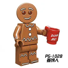 100 шт. супер герой пряник человек Действие строительные блоки кирпичи Дети DIY игрушки хобби подарок