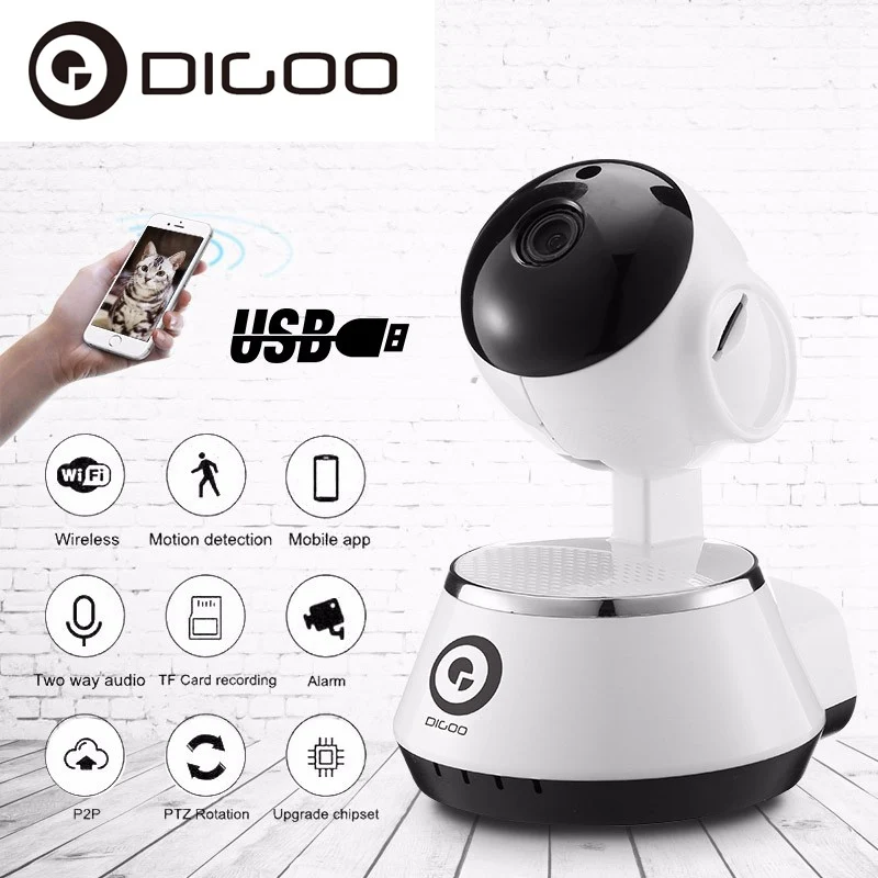 Digoo BB M1 беспроводной wi fi USB камера HD 720P аудио Netip мм 3 6 объектив 1.0MP 4X цифровой зум