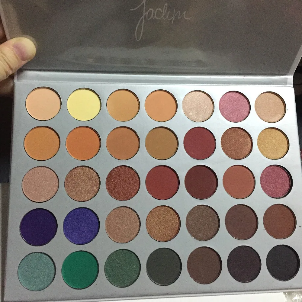 GOOVITOR Jaclyn hilm 35 цветов Палитра теней для век Sombras Maquillaje тени век| |
