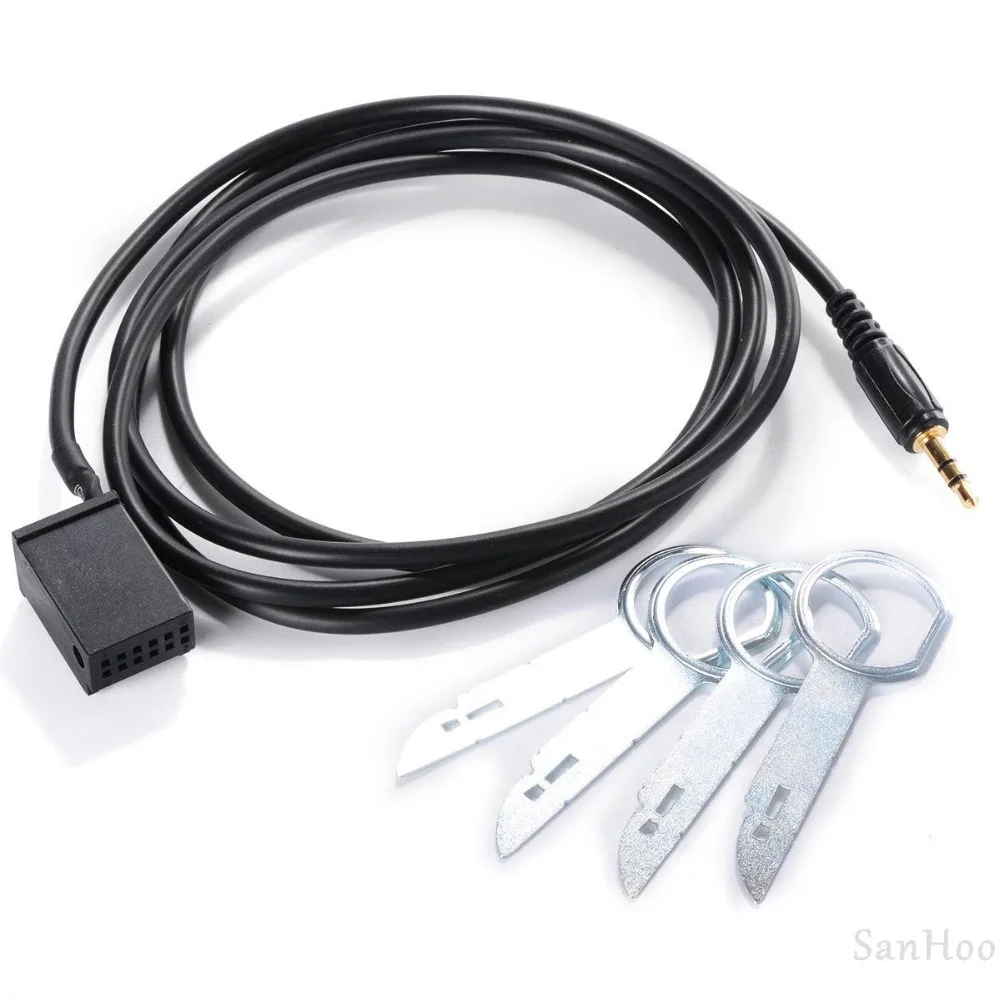 AUX In Female Cable Car 6000 CD Audio Female AUX Input Adapter Cable with Removal Tool Keys for Ford Focus Mondeo AUX In Female Cable Car 6000 CD Audio Female AUX Input Adapter Cable with Removal Tool Keys for Ford Focus Mondeo
