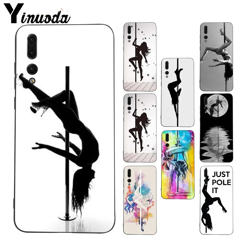 Yinuoda pole dance dancing fitness в продаже! Роскошный классный чехол для телефона Huawei p20 pro p10 plus