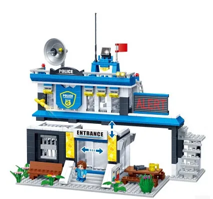 

FANKE Model Building Kits Blocks Hobbies Model Kit Toys for children Compatible Lego Lepin BB7010 1318PCS SWAT/Police M