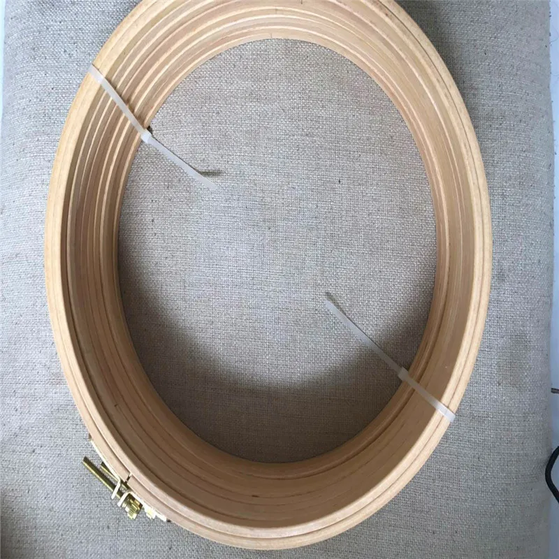 

WRMHOM 10pcs/lot 9.45 Inch Wood Cross Stitch Machine Embroidery Hoop 24cm Stitching Hoop Cross Stitch Fram Hoop Craft