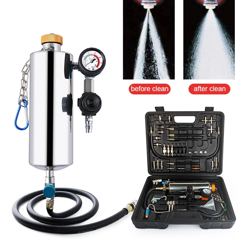 

Injector Cleaner Car Fuel Non-Dismantle EFI Throttle Washing Tool Car Service Nozzle Autoservice Cleaning Injectors AUTOOL C100