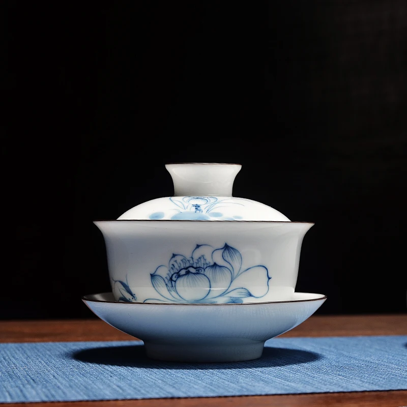 paintable ceramic tea set