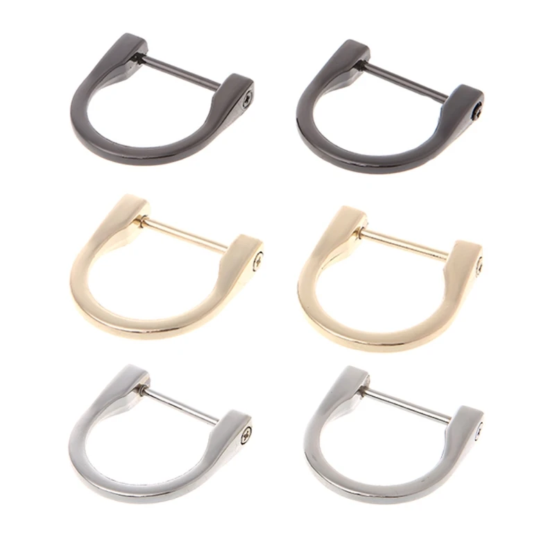 Металлическая пряжка с D образным кольцом 2 5 см/1 8 см 1 упаковка (2 шт.)|purse strap|strap diyd