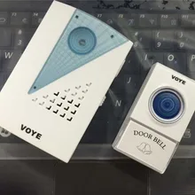 Беспроводной дверной звонок, домашний музыкальный дверной звонок, дистанционный электронный дверной звонок для пожилых людей, звонящие на большие расстояния, mallium V001A