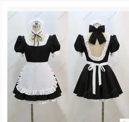 

Anime Fate stay night Saber Maid Dress Cosplay Costume any size full set