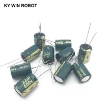 10 шт. Алюминий электролитический конденсатор с алюминиевой крышкой, 22 мкФ 400 V 13*17 мм frekuensi tinggi Радиальные электролитические конденсаторы kapasitor