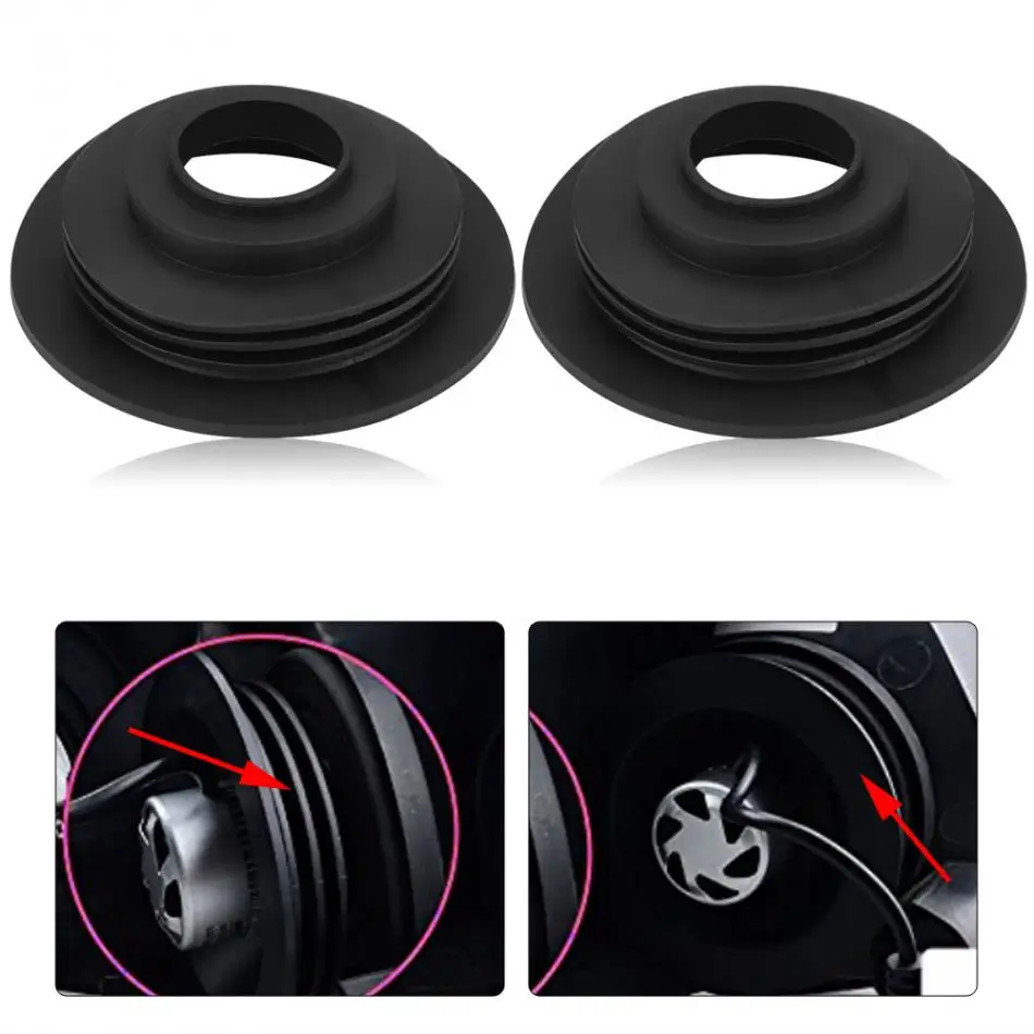 Buy 2pcs Waterproof Dustproof Car LED Headlight Rubber