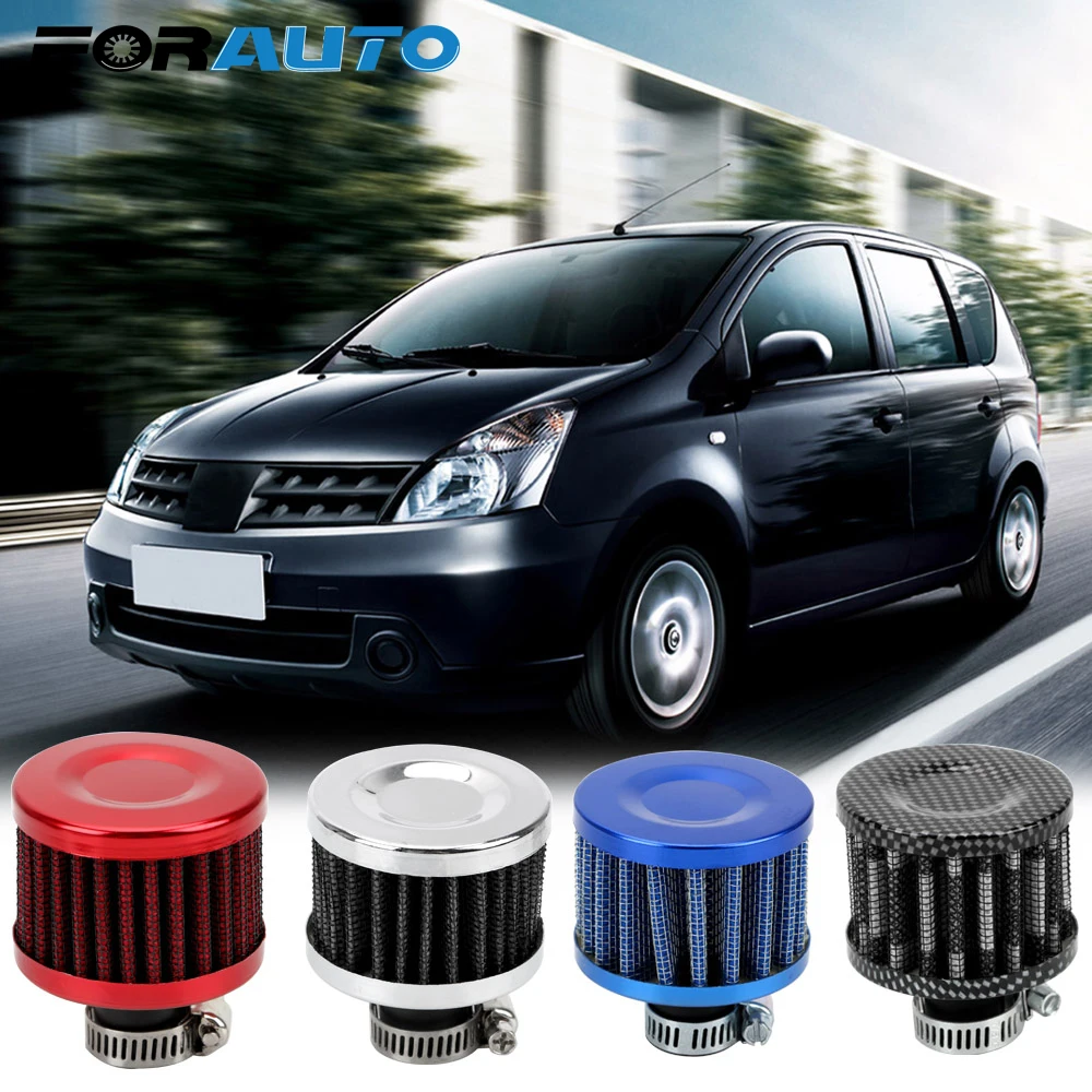 FORAUTO 12mm filtros de automóviles estilo de coche para la entrada de aire frío Turbo ventilación Crankcase Breather Universal filtro de aire de la motocicleta FORAUTO 12mm filtros de automóviles estilo de coche para la entrada de aire frío Turbo ventilación Crankcase Breather Universal filtro de aire de la motocicleta