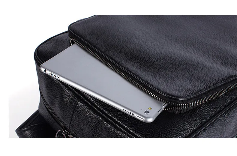 genuine leather men backpack (12)