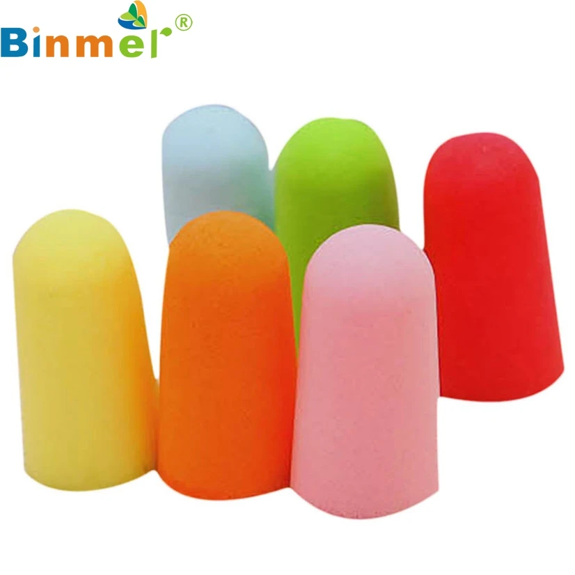 Factory price 20Pcs Sponge Soft Ear Plugs Noise Reduction Earplugs For