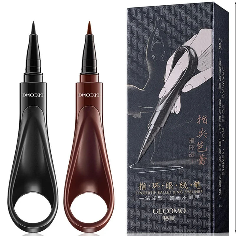 

Black Brown Eye Liner Makeup Cosmetics Lazy Ring Easy to Draw Eyeliner Pen Make Up New Arrival Makeup Dropshipping