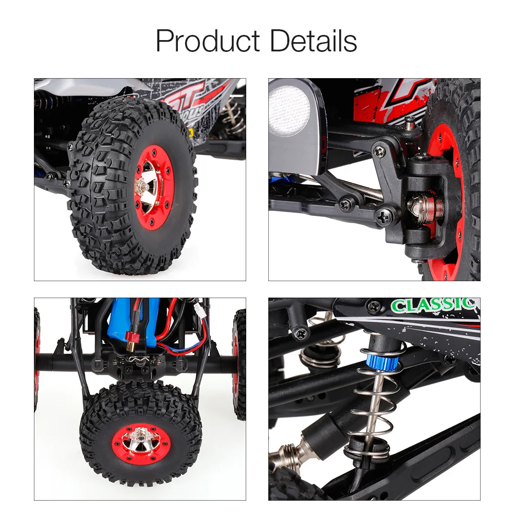 Wltoys 12428C RC Car 112 2.4G 4WD 50kmh High Speed Electronic Toy Brushed Off-Road Crawler Vehicle Remote Radio Control RTR (9)
