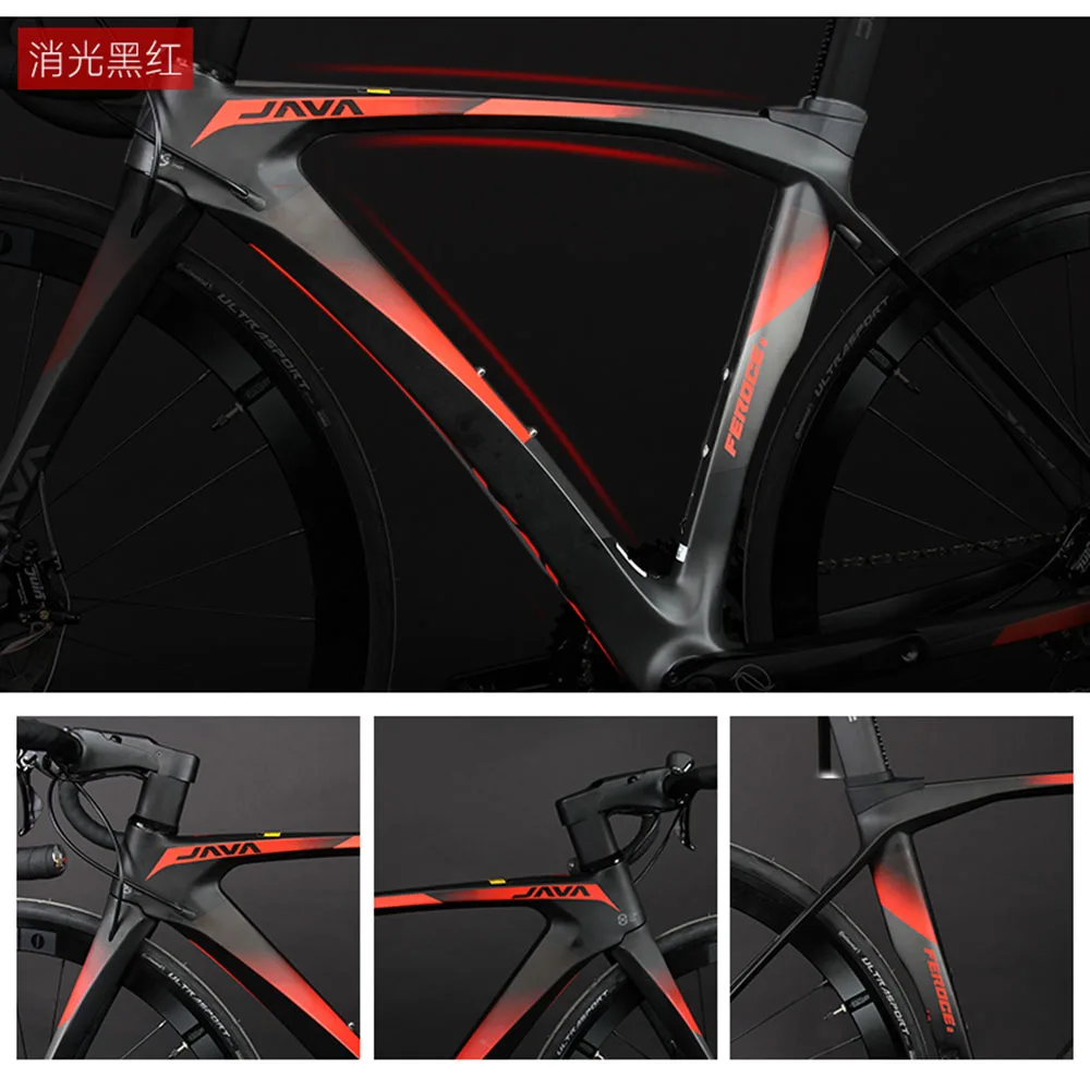 JAVA Feroce Carbon 700C Road Bike With 105 R7000 Shifter Aluminum Wheels 22 speed Hydraulic Disc Brake Racing Bicycle JAVA Feroce Carbon 700C Road Bike With 105 R7000 Shifter Aluminum Wheels 22 speed Hydraulic Disc Brake Racing Bicycle