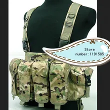 Открытый тактический ride AK мульти-с карманами для журналов Грудь rig carry cs жилет CP мульти камуфляж