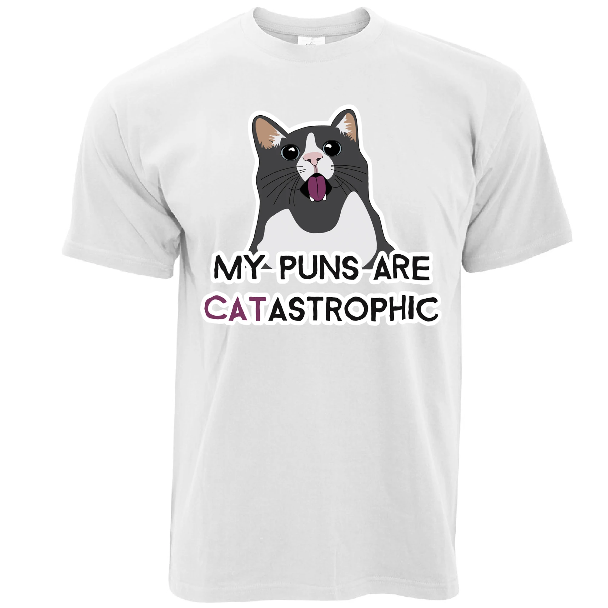 T Shirts Steampunk Fashion 2017 My Puns Are Catastrophic Handdrawn Meme