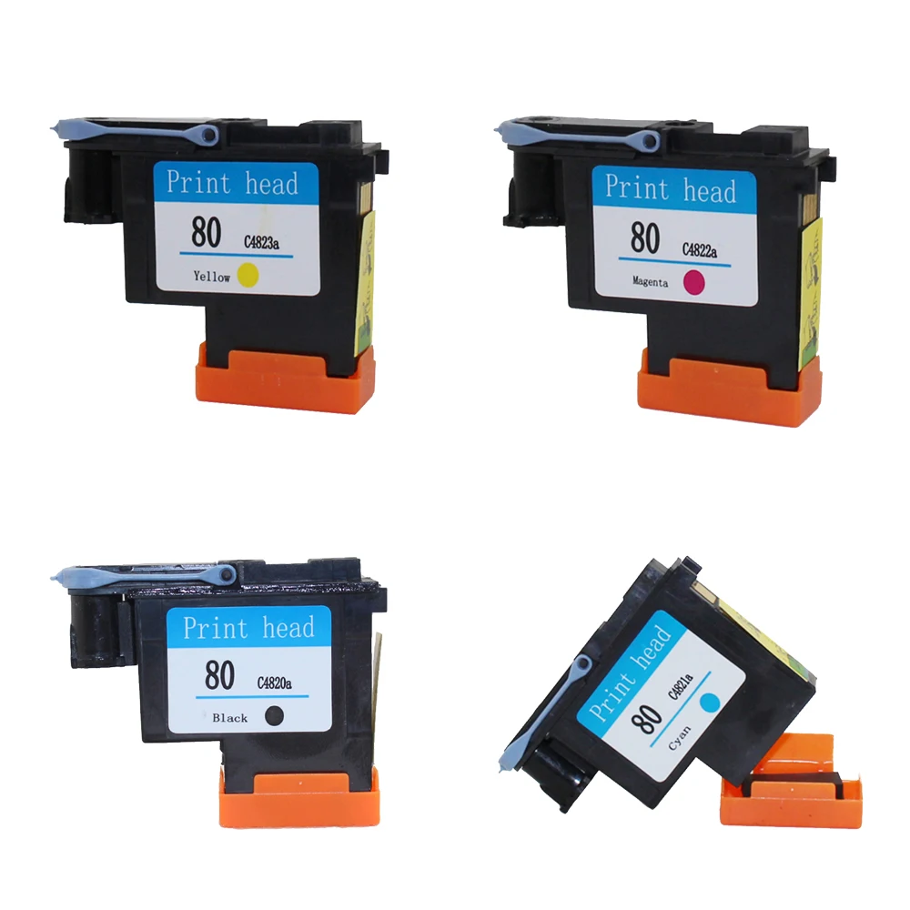

1 set HP 80 Black red print head Printhead for HP Designjet 1050 1055plus nozzle
