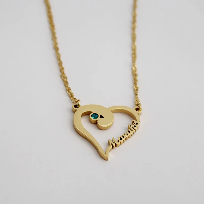 Personalized Custom Name Gold Pendant 