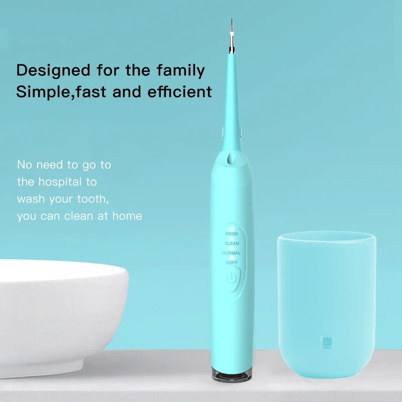 SOOJUE Eesy Opreration Porteble Electric Sonic Dental Scaler with FLashlight Remove Tooth Stains Tartar Clean away calculus | Бытовая