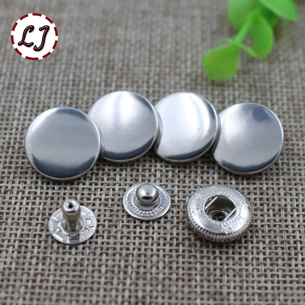 50 Sets 655/633/831 Metal Snap Fasteners Snaps Button Press Studs Sewing  Button For DIY Clothes Garment Bags Shoes Leathercraft