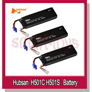 Image 4 - Hubsan batterie 7.4V 2700mAh 10C H501S 14, pièces de rechange pour H501S H501C H501S Pro X4 RC quadrirotor 