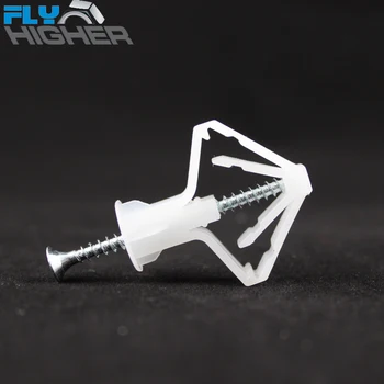 

15x19 Poly Toggle / hollow Togge Anchor with screw 100pcs/box