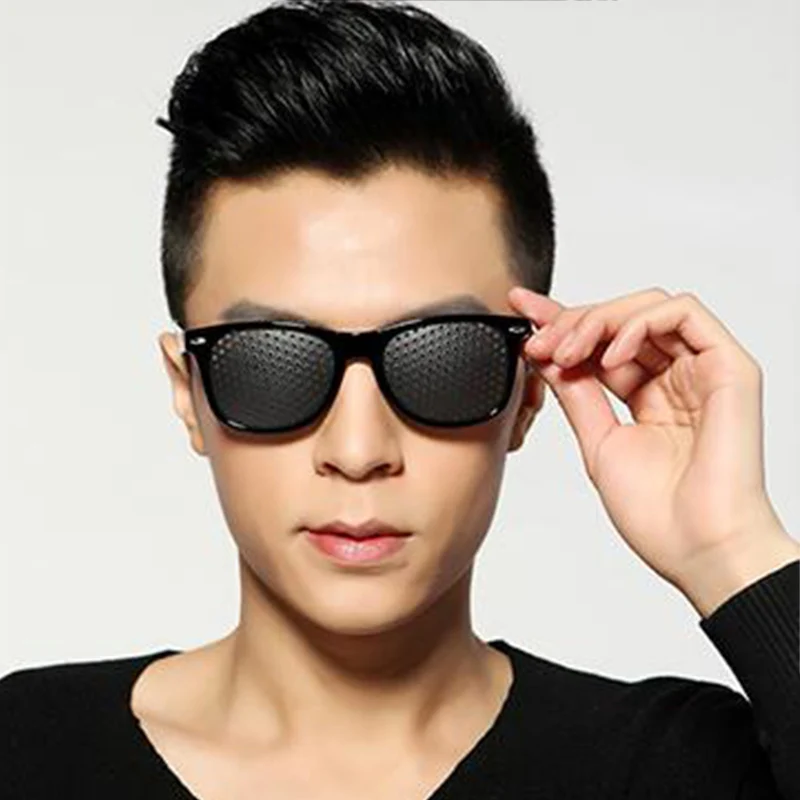 

Classic fashion man woman anti-myopia astigmatism amblyopia correction relief fatigue protection eyesight pinhole 2140 glasses