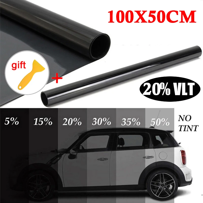 20% VLT Pro автомобильный домашний стеклянный оконный ТИНТ Тонирующая пленка рулон и 90% анти-УФ