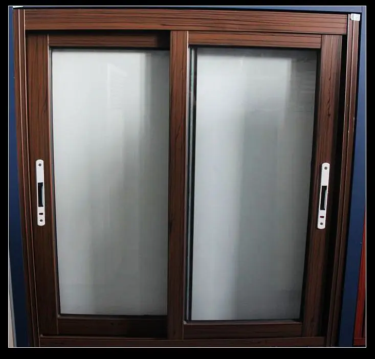 Алюминиевые двери, алюминиевые окна алюминиевый, с двойным остеклением двустворчатые двери hc-adw2