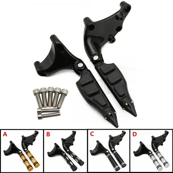 

Rear Passenger Footrests Foot Peg Assembly w/ Mounting mount Kit For Harley Sportster Iron XL 883 1200 X48 72 2014-2017