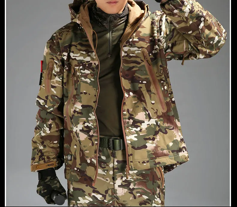 Copiro Softshell походная куртка мужская водонепроницаемая ветровка Акула кожа Военная тактическая одежда лыжный костюм для отдыха на природе пальто