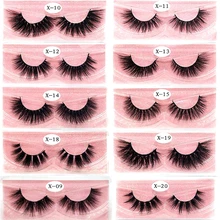 Новые ресницы 3D норковые ресницы натуральные длинные накладные ресницы ручная работа накладные ресницы средство для увеличения глаз cilios длительный срок