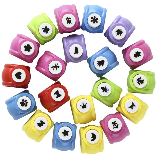 Paper Punch Scrapbooking Punches Cute Geometry Gesture Tool Multi