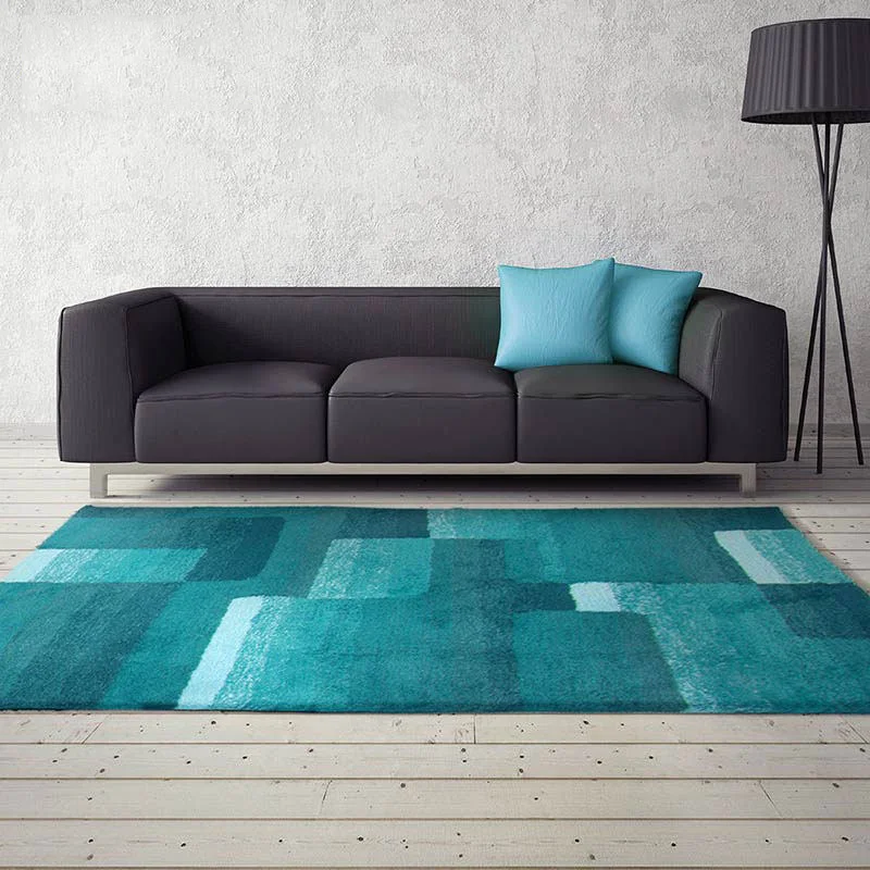 Современный минималистичный ковер для гостиной серый спальня Смешанная подкладка для кофейного столика утолщение супер мягкий ковер в скандинавском стиле
