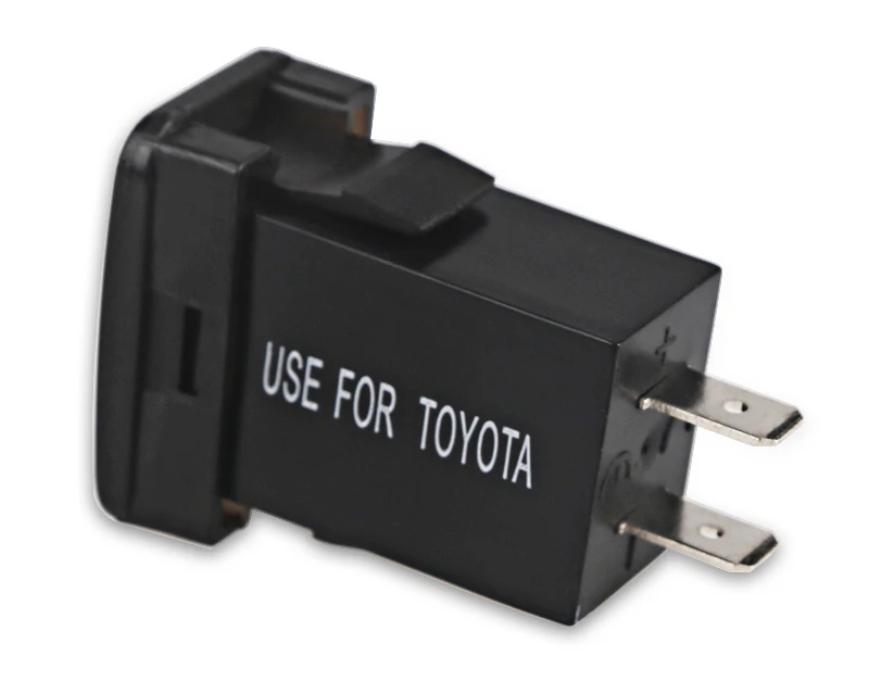 12V 4.2A Dual USB Автомобильное зарядное устройство адаптер питания для Toyota производство после 2013 2 порта USB разъем Вольтметр напряжения