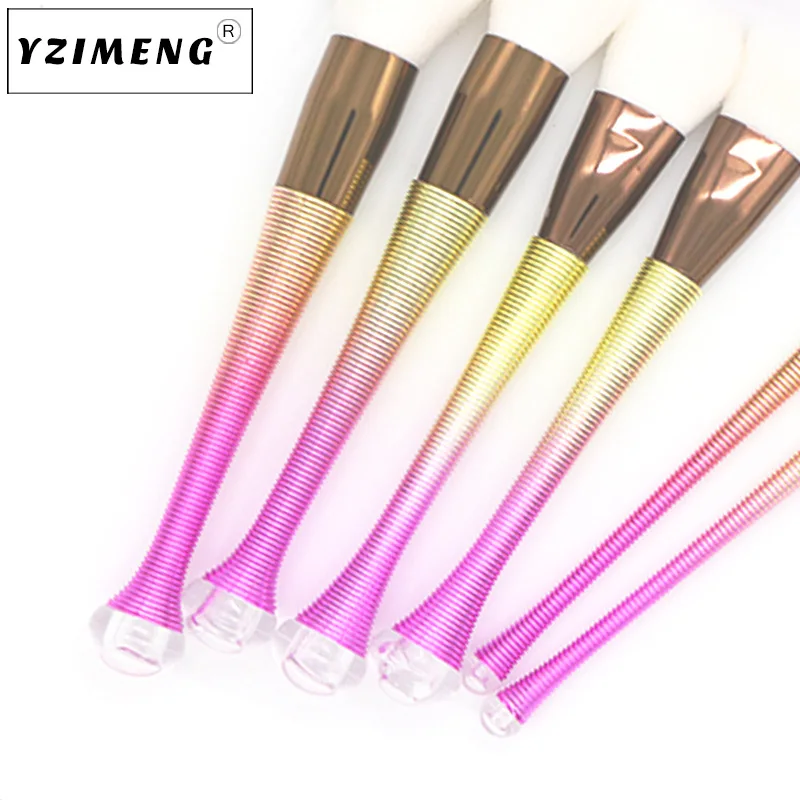 HUAMIANLI 2018 Новый 6 упак. Талия blush brush set Фонд Щетка Concealer & Красота Макияж