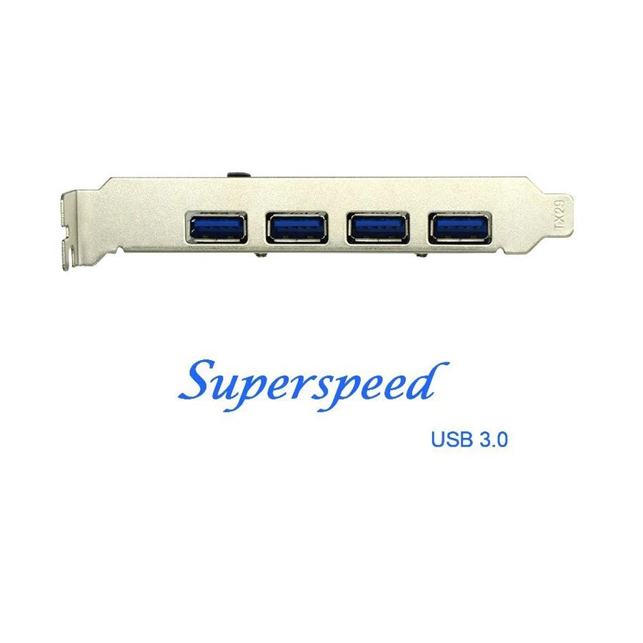 PCIe USB 3 0 4 портовый адаптер конвертера для карт/PCI express расширение добавить на карту