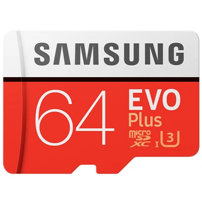 Карта памяти SAMSUNG EVO Plus 128 Гб 64 Гб U3 SDXC Micro Sd карта 32 Гб U1 SDHC Class 10 Microsd UHS-I TF карты до 95 МБ-100 МБ/с - Емкость: 64GB U3 100M