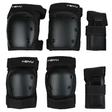 Спорт на открытом воздухе профессиональные 6 шт./компл. унисекс для катания на роликовых коньках скейтборд локоть наколенники наручные спортивные защитная маска для лица, щитки наколенники