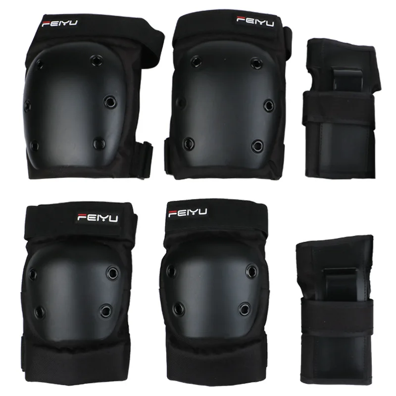 Outdoor Professional 6 Pieces/Set Unisex Roller Skating Skateboard Elbow Knee Pads Wrist Sport