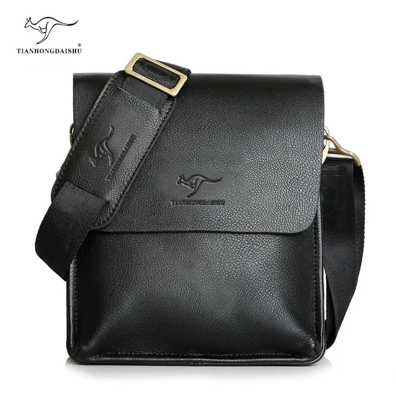

New Arrived luxury Brand men's messenger bag Vintage leather shoulder bag Handsome crossbody bag handbags Free Shipping
