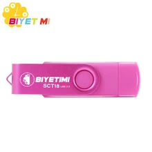 Usb 3,0 Biyetimi OTG USB флеш-накопитель для смартфонов/планшетов/ПК 8 ГБ 16 ГБ 32 ГБ 64 ГБ флеш-накопитель высокоскоростной флеш-накопитель sct18