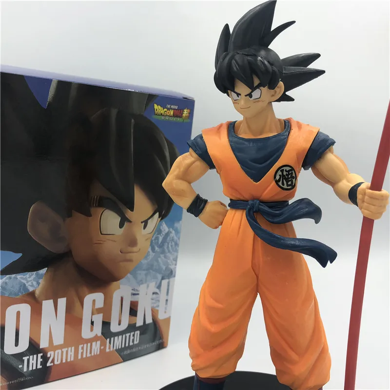 Dragon Ball Z Goku 50-летие Ruyi стоящий вер. Фигурка DBZ памятная Вегета мужские шорты Супер Saiyan Модель 28 см