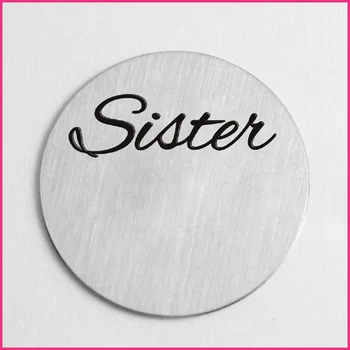

10PCS 22MM Sister Window Disk For Memory Locket For Women Gift