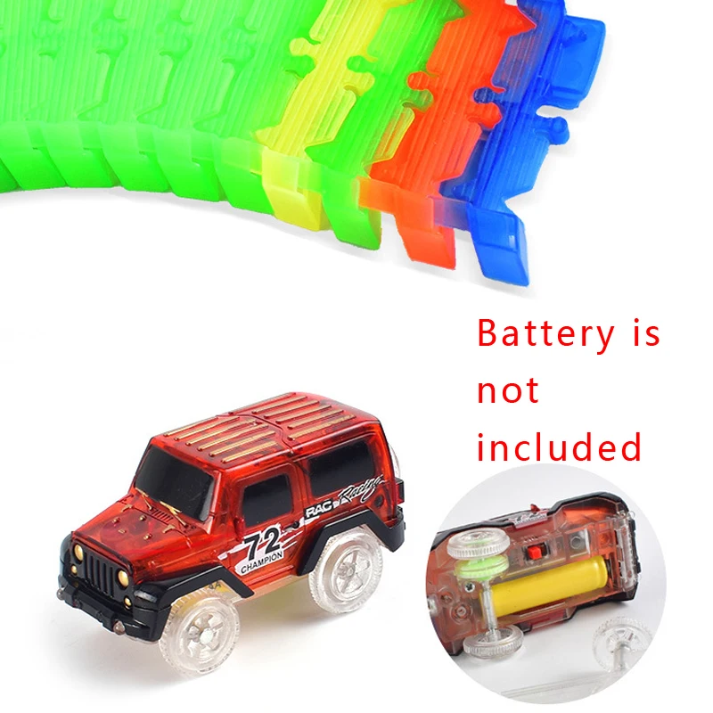 New-Arrival-Magic-Tracks-Bend-Flex-Glowing-in-the-Dark-Assembly-Car-Toy-60-100-150 (3)